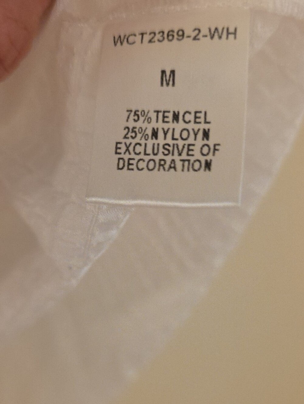 THML White Gauze Top with Colorful Floral Sleeves - Picture 4 of 4